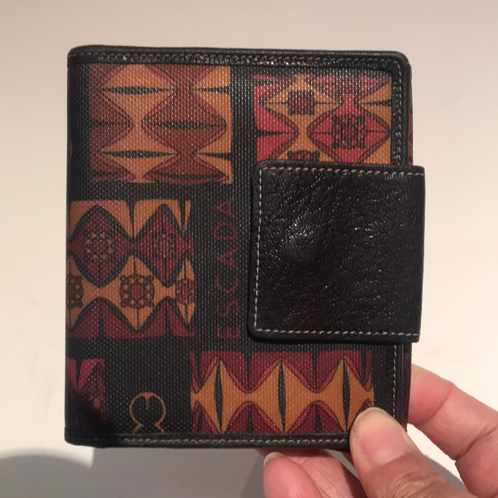 Escada Black and Red Women's wallet